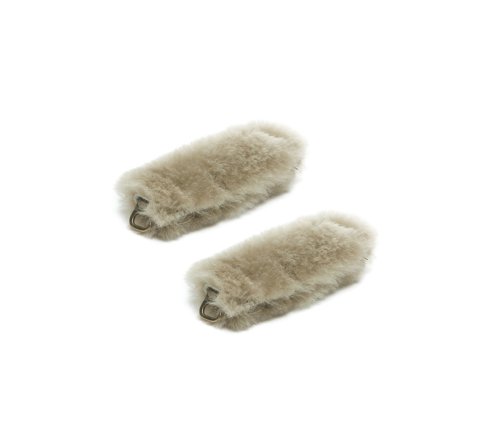 AUSTRALIAN SHEPHERD® Slippers Removable Elastic Metal Connection Plush Shearling Strap UGG AUSTRALIAN SHEPHERD