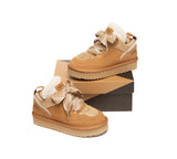 AUSTRALIAN SHEPHERD® Kids UGG Boots Sheepskin Wool Lace Up Platform Sneakers Parkyr UGG AUSTRALIAN SHEPHERD