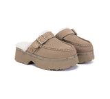 EVERAU® UGG Slippers Platform Merova Stud EVERAU