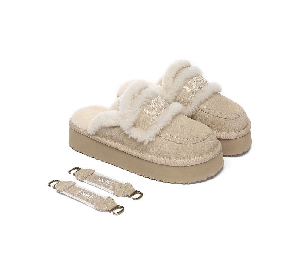AUSTRALIAN SHEPHERD® UGG Slippers Women Platform Rilee