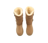 UGG EVERAU® UGG Boots Women Sheepskin Wool Knee High Platform Tall Valerie