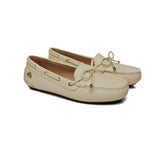 EVERAU® Women Leather Bow Casual Summer Moccasin Frida EVERAU