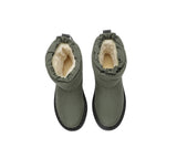 EVERAU® UGG Women Sheepskin Wool Waterproof Drawstring Boots Sonita