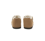 EVERAU® Adjustable Buckled Straps Suede Flat Clog Slippers Marla - UGG EXPRESS