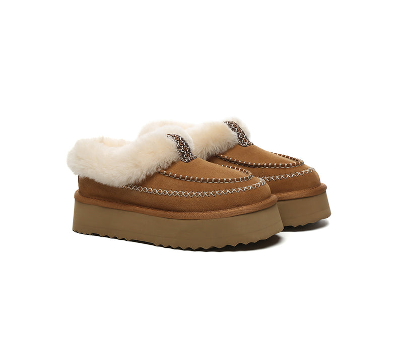 AUSTRALIAN SHEPHERD® UGG Slippers Women Platform Santana