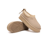 AUSTRALIAN SHEPHERD® UGG Slippers Suede Wool Lined Platform Clogs Canlia UGG AUSTRALIAN SHEPHERD