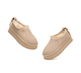 AUSTRALIAN SHEPHERD® UGG Slippers Suede Wool Lined Platform Clogs Canlia UGG AUSTRALIAN SHEPHERD