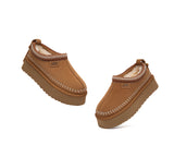 AUSTRALIAN SHEPHERD® UGG Slippers Suede Wool Lined Platform Clogs Canlia UGG AUSTRALIAN SHEPHERD