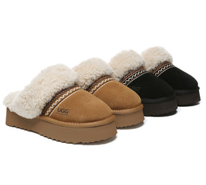 AUSTRALIAN SHEPHERD® UGG Slippers  Knitted Platform Isle