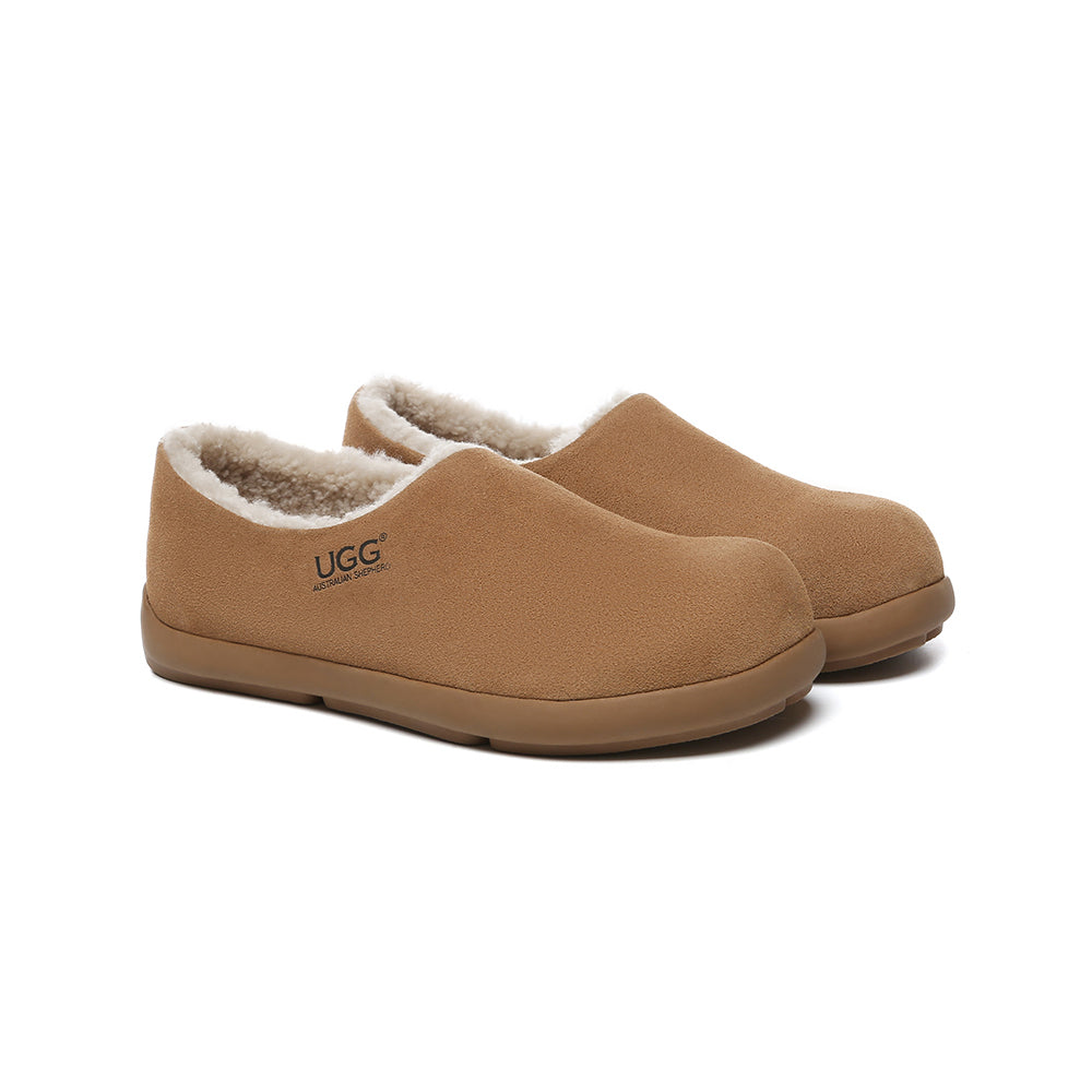AUSTRALIAN SHEPHERD® UGG Slippers Sheepskin Wool Ankle Clog Brett UGG AUSTRALIAN SHEPHERD