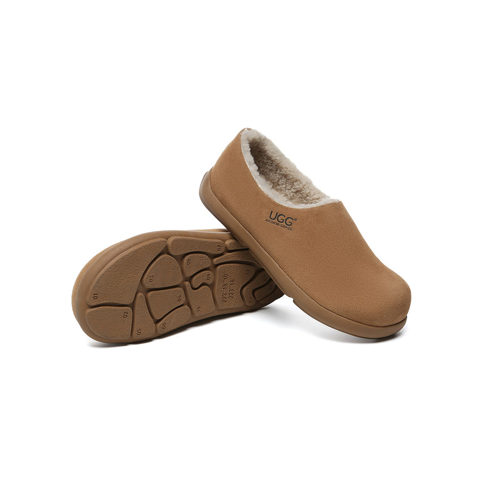 AUSTRALIAN SHEPHERD® UGG Slippers Sheepskin Wool Ankle Clog Brett UGG AUSTRALIAN SHEPHERD