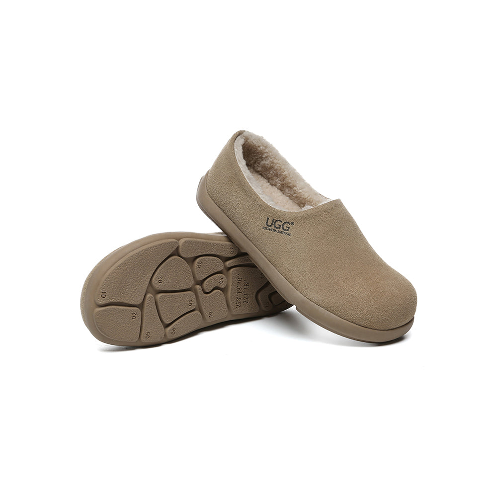 AUSTRALIAN SHEPHERD® UGG Slippers Sheepskin Wool Ankle Clog Brett UGG AUSTRALIAN SHEPHERD