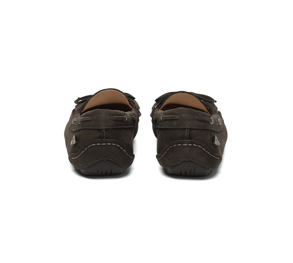 EVERAU® Women Leather Moccasin Loafers Classic Monty EVERAU