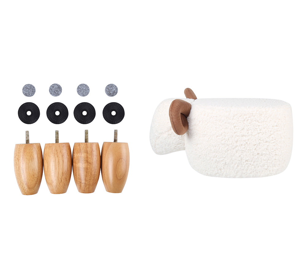 EVERAU® Fluffy Adorable Sheep Pouffe EVERAU