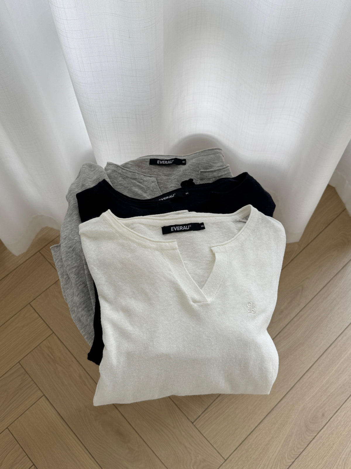 EVERAU® Cotton-Linen Blend Serin Shirt