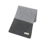 Cashmere Two Tone Knit Urban Wool Scarf