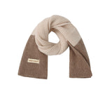 Cashmere Two Tone Knit Urban Wool Scarf
