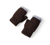 EVERAU® Fingerless Ultra Plush Knit Gloves EVERAU