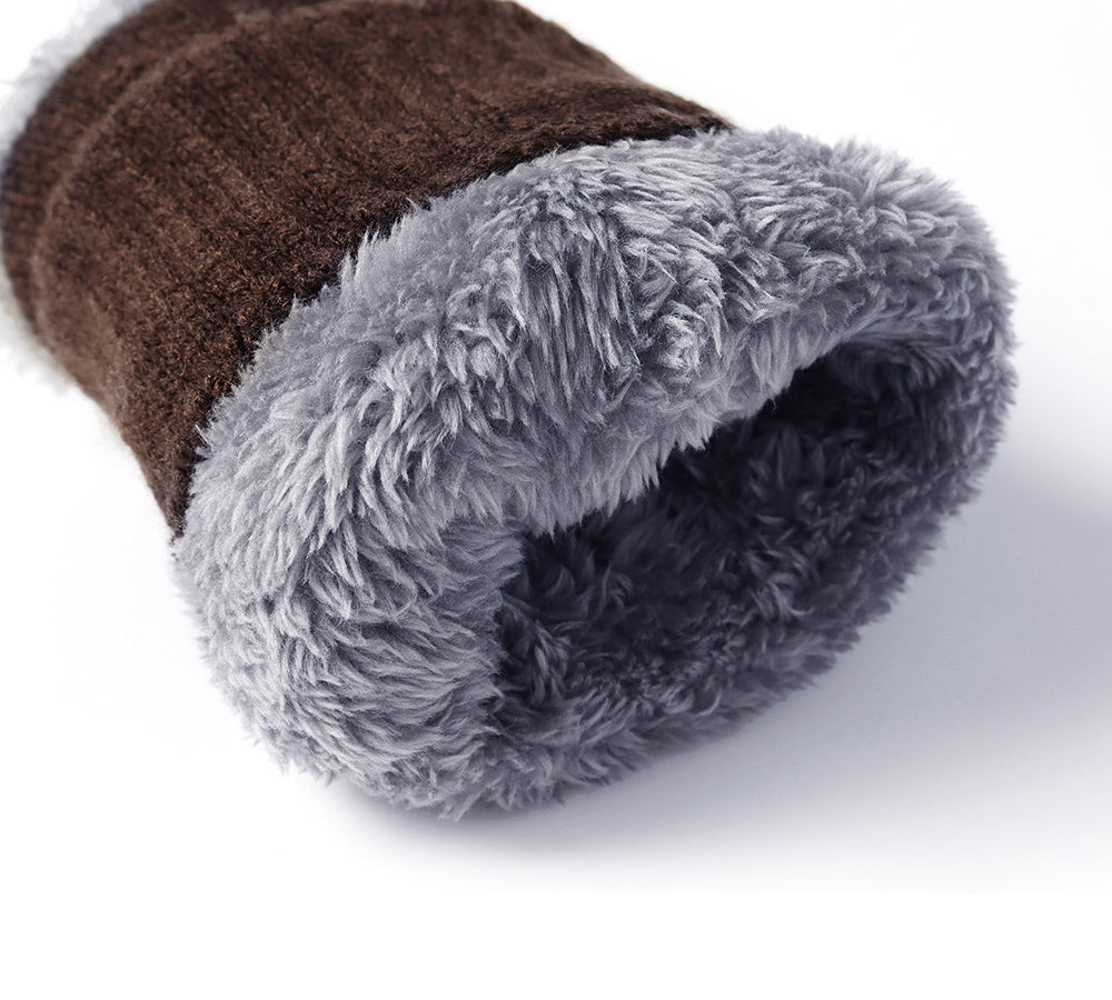 EVERAU® Fingerless Ultra Plush Knit Gloves EVERAU