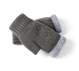 EVERAU® Fingerless Ultra Plush Knit Gloves EVERAU