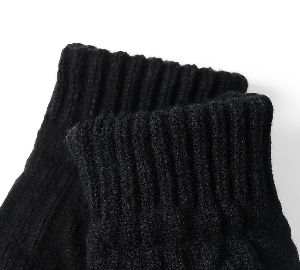 EVERAU® Fingerless Ultra Plush Knit Gloves EVERAU