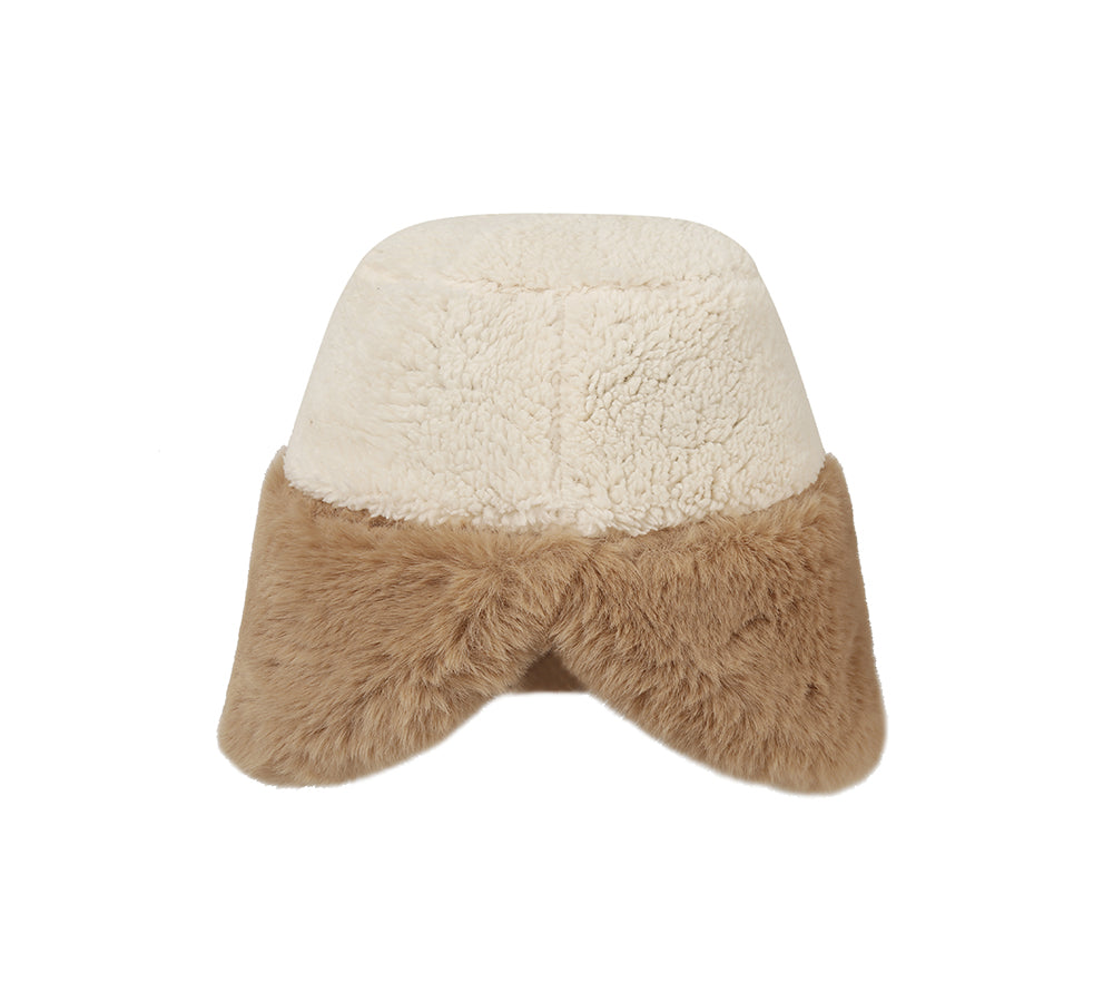 EVERAU® Suede Fluffy Warm Bucket Hat EVERAU