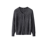 EVERAU® Yak Wool Knit Cardigan Cashmere Blend Loose Fit Morra EVERAU