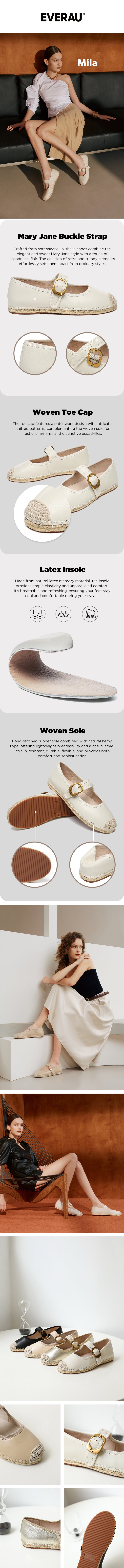 EVERAU® Women Espadrilles Mila