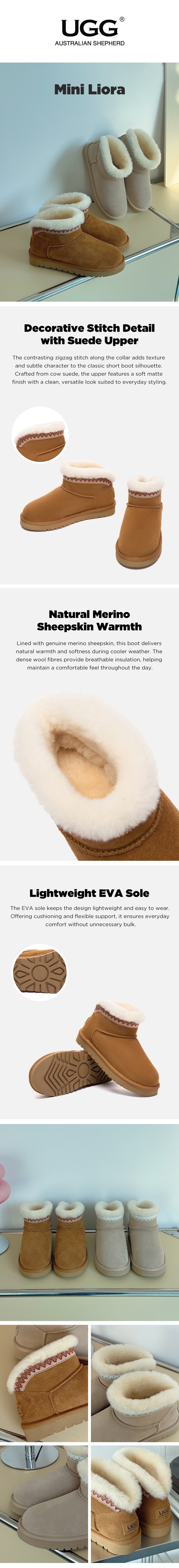 AUSTRALIAN SHEPHERD® UGG Boots Women Mini Liora
