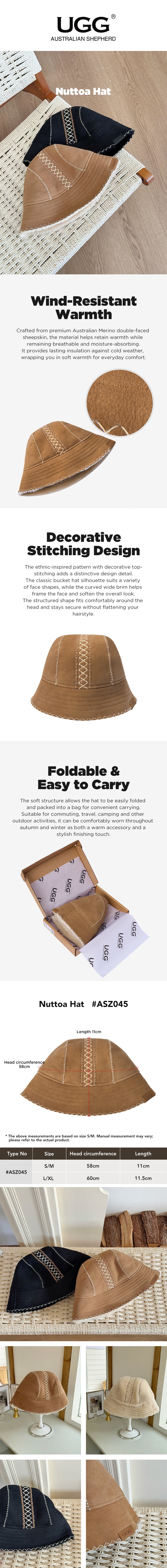 AUSTRALIAN SHEPHERD® Fluffy Bucket Hat Nuttoa