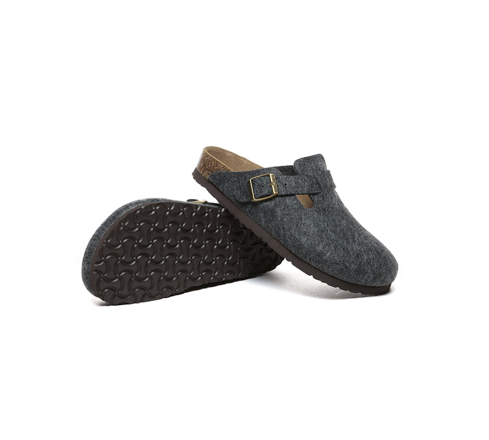 EVERAU?? Women Adjustable Buckled Straps Slip-on Flat Sandal Slides Brynn - UGG EXPRESS