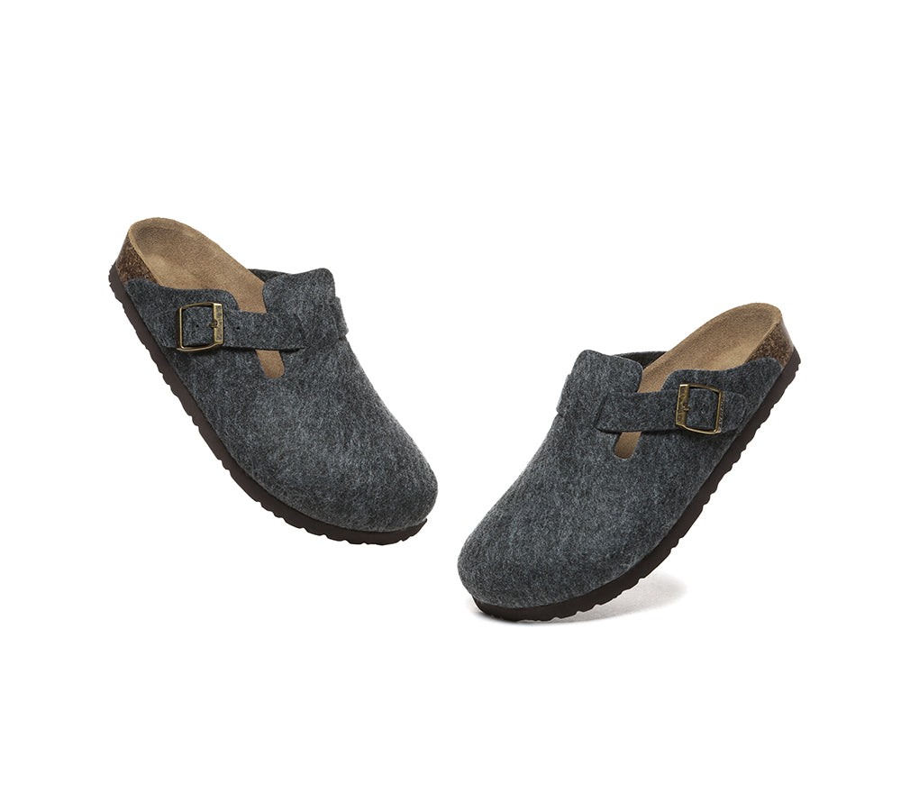 EVERAU?? Women Adjustable Buckled Straps Slip-on Flat Sandal Slides Brynn - UGG EXPRESS