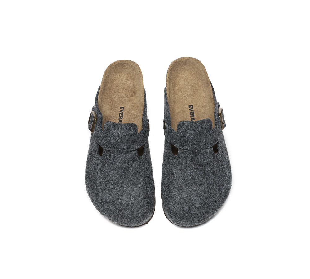EVERAU?? Women Adjustable Buckled Straps Slip-on Flat Sandal Slides Brynn - UGG EXPRESS