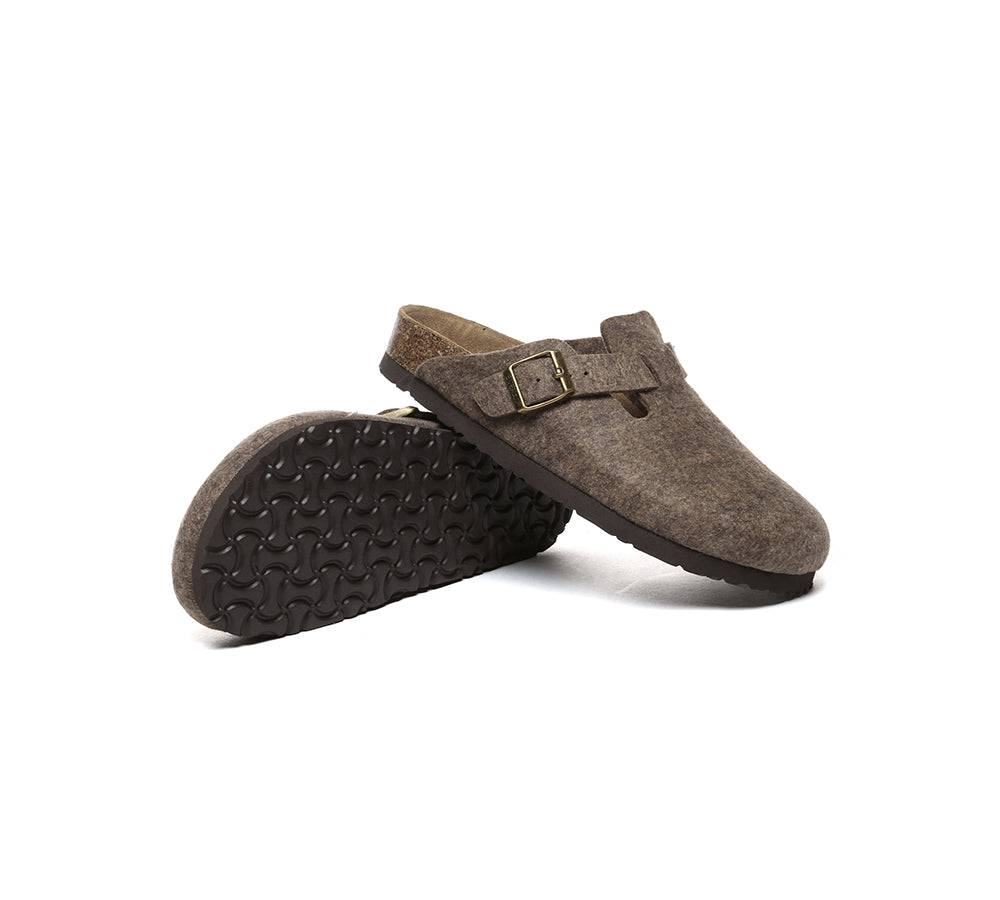 EVERAU?? Women Adjustable Buckled Straps Slip-on Flat Sandal Slides Brynn - UGG EXPRESS