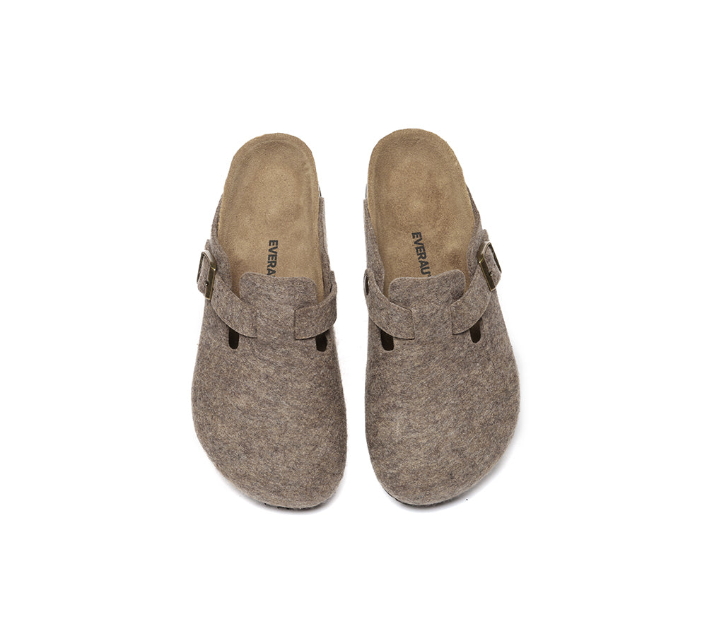 EVERAU?? Women Adjustable Buckled Straps Slip-on Flat Sandal Slides Brynn - UGG EXPRESS