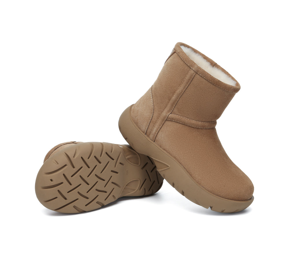 AUSTRALIAN SHEPHERD® UGG Boots Mid Calf Chunky Short Classic Salma
