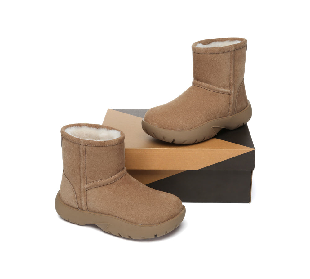 AUSTRALIAN SHEPHERD® UGG Boots Mid Calf Chunky Short Classic Salma