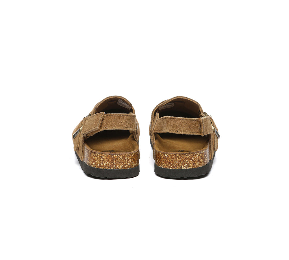 EVERAU® Kids Sandals Adjustable Buckle Straps Slingback Flat Clogs - UGG EXPRESS