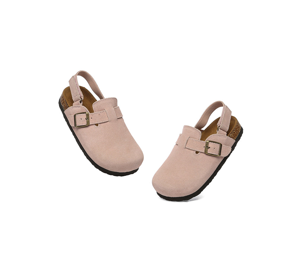 EVERAU® Kids Sandals Adjustable Buckle Straps Slingback Flat Clogs - UGG EXPRESS