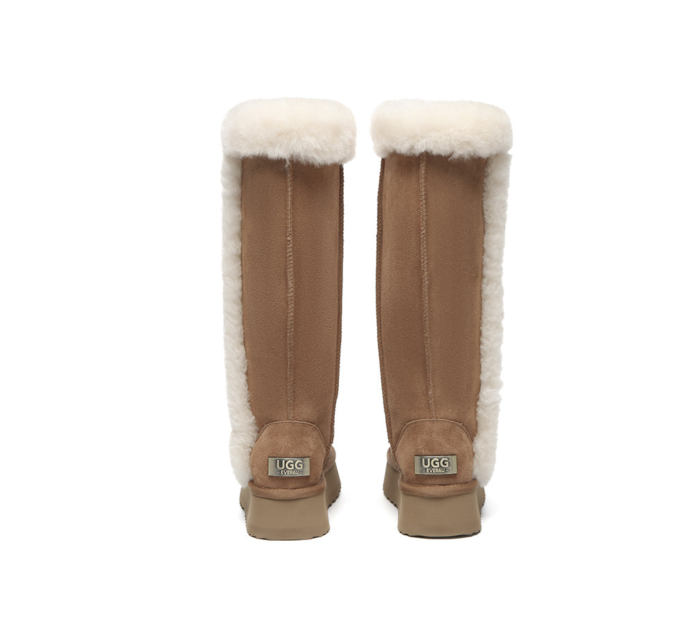 UGG EVERAU® UGG Boots Women Shearling Tall Platform Kazzi
