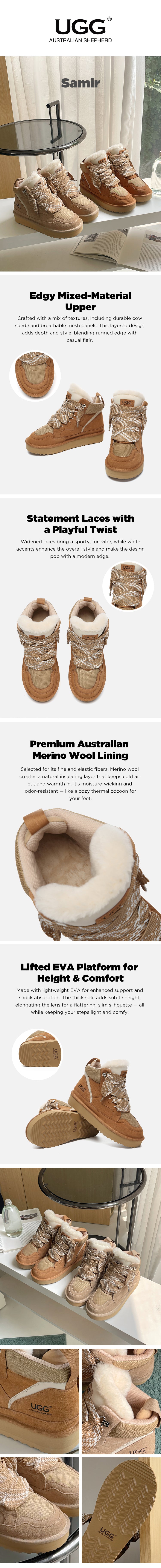 AUSTRALIAN SHEPHERD® UGG Sneakers Platform Samir