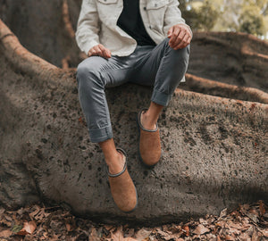 EMU® UGG Slippers Australian Made Sheepskin Wool Scuff Platinum Outback EMU