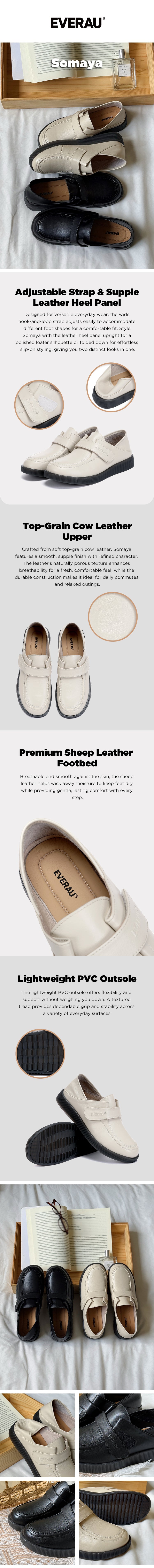 EVERAU® Unisex Leather Loafers Somaya