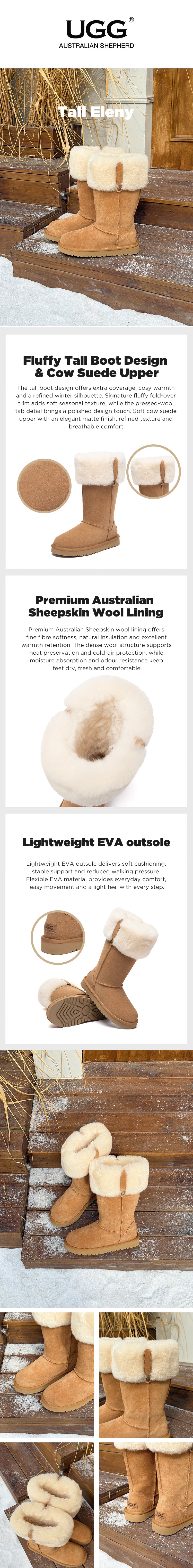 AUSTRALIAN SHEPHERD® UGG Boots Tall Eleny