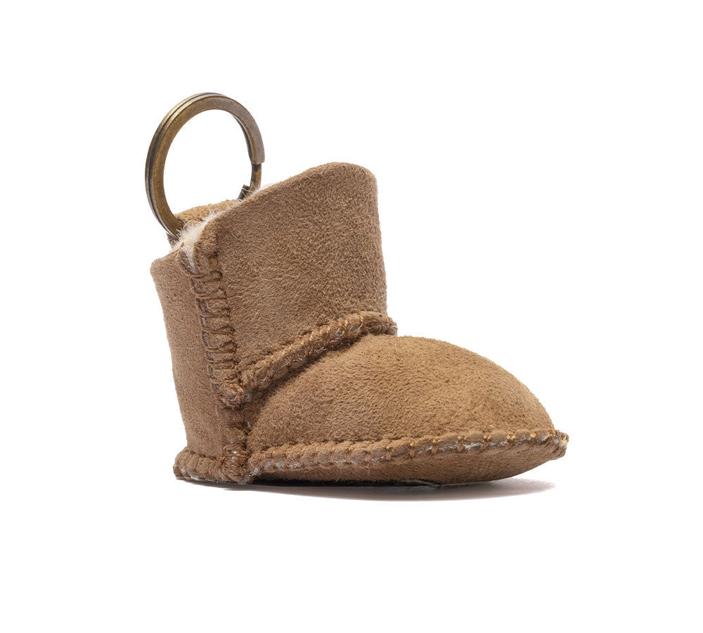 EVERAU® UGG Boot Sheepskin Wool Bootie Keyring - UGG EXPRESS