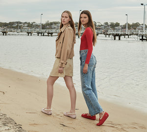 EVERAU® UGG Slippers Women Sheepskin Wool Bow Casual Miracle Moccasins