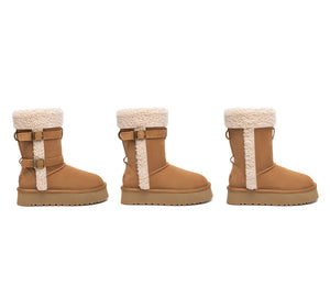 AUSTRALIAN SHEPHERD® UGG Boots Women Sheepskin Wool Short Nordel UGG AUSTRALIAN SHEPHERD