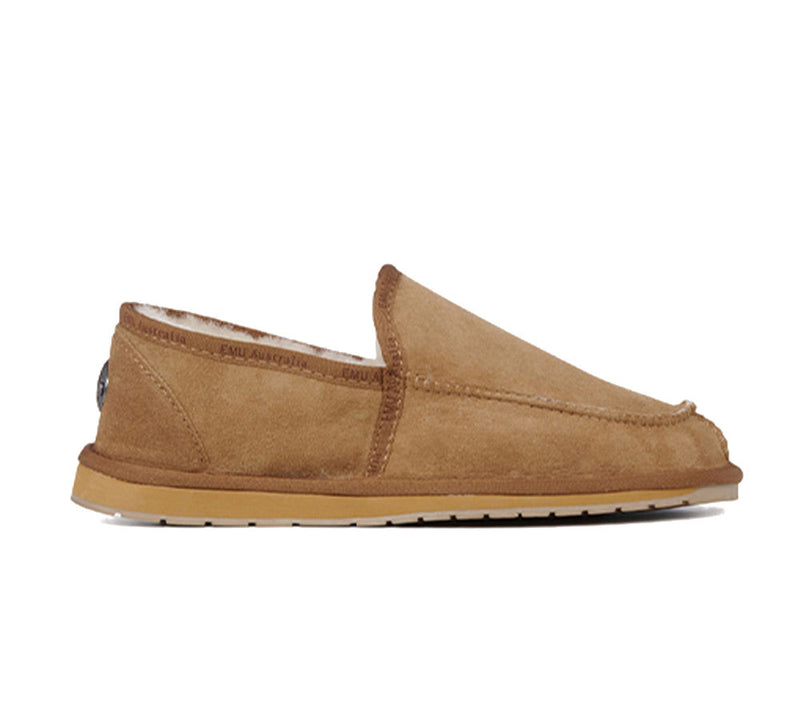 EMU® UGG Slippers Men Australian Made Sheepskin Wool Platinum Hume EMU