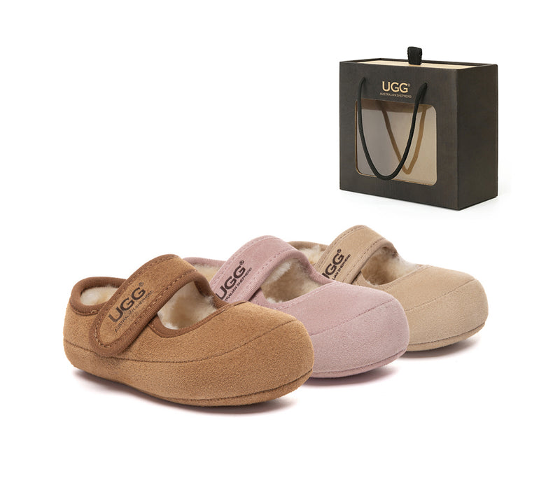 AUSTRALIAN SHEPHERD® UGG Slippers Toddler Mary Jane Gift Set Millie UGG AUSTRALIAN SHEPHERD