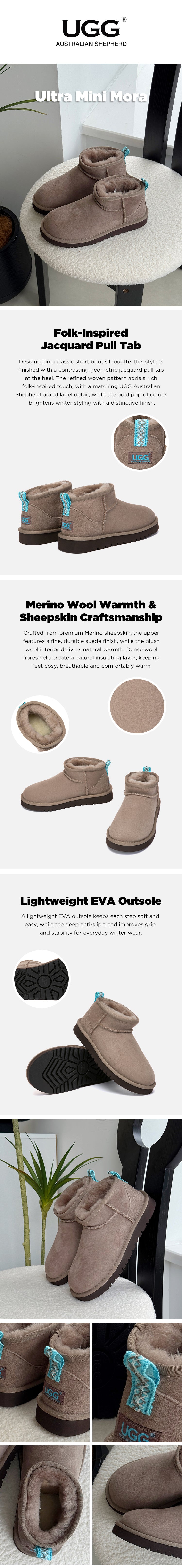 AUSTRALIAN SHEPHERD® UGG Boots MIni Mora